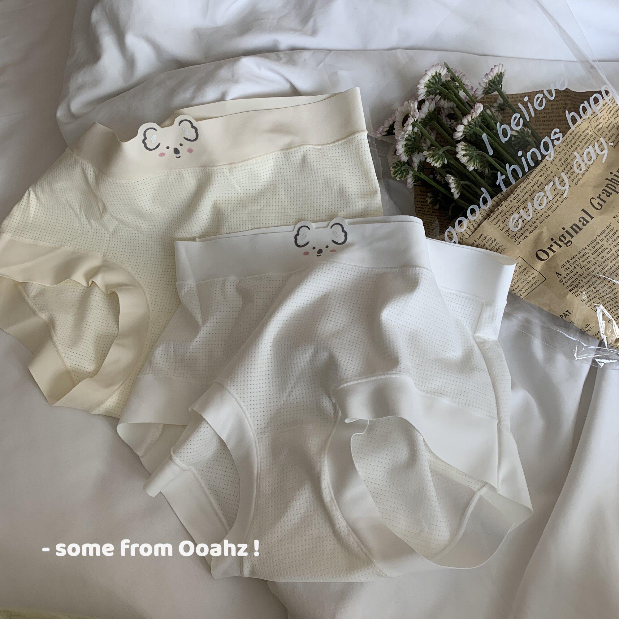 考拉熊~内裤3D薄透气孔无痕