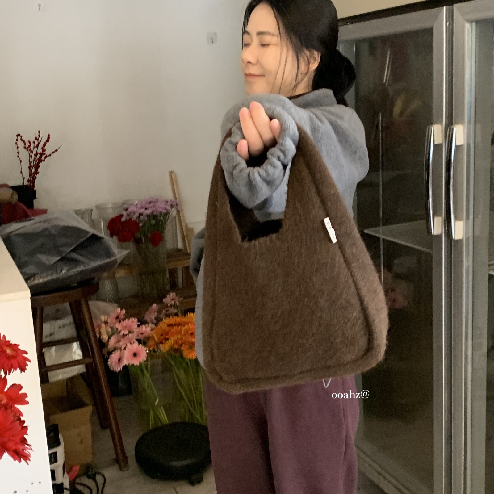 毛呢手提包秋冬百搭简约高级感