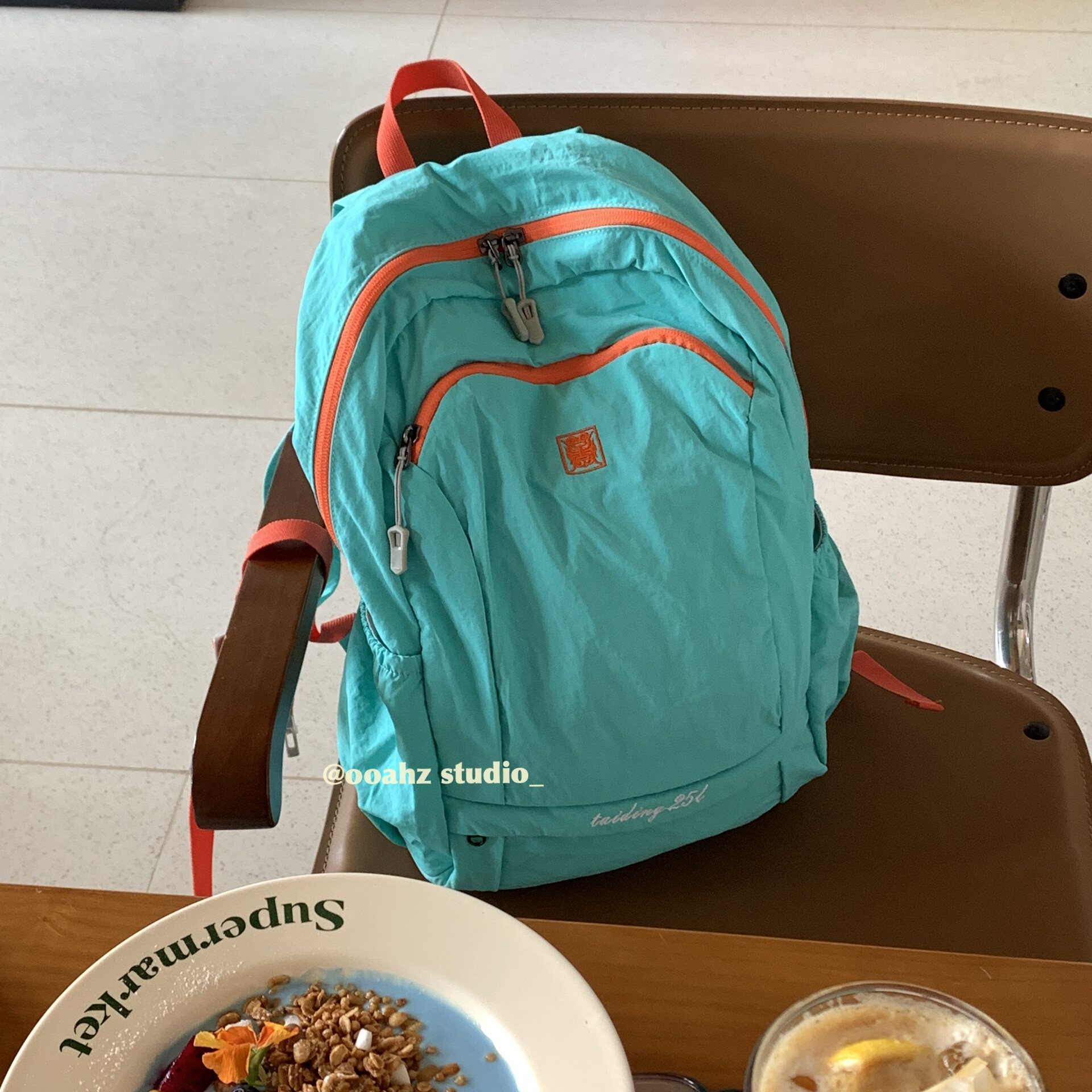 上大分款~户外可折叠双肩包学生书包 登山背包防水情侣游泳健身包