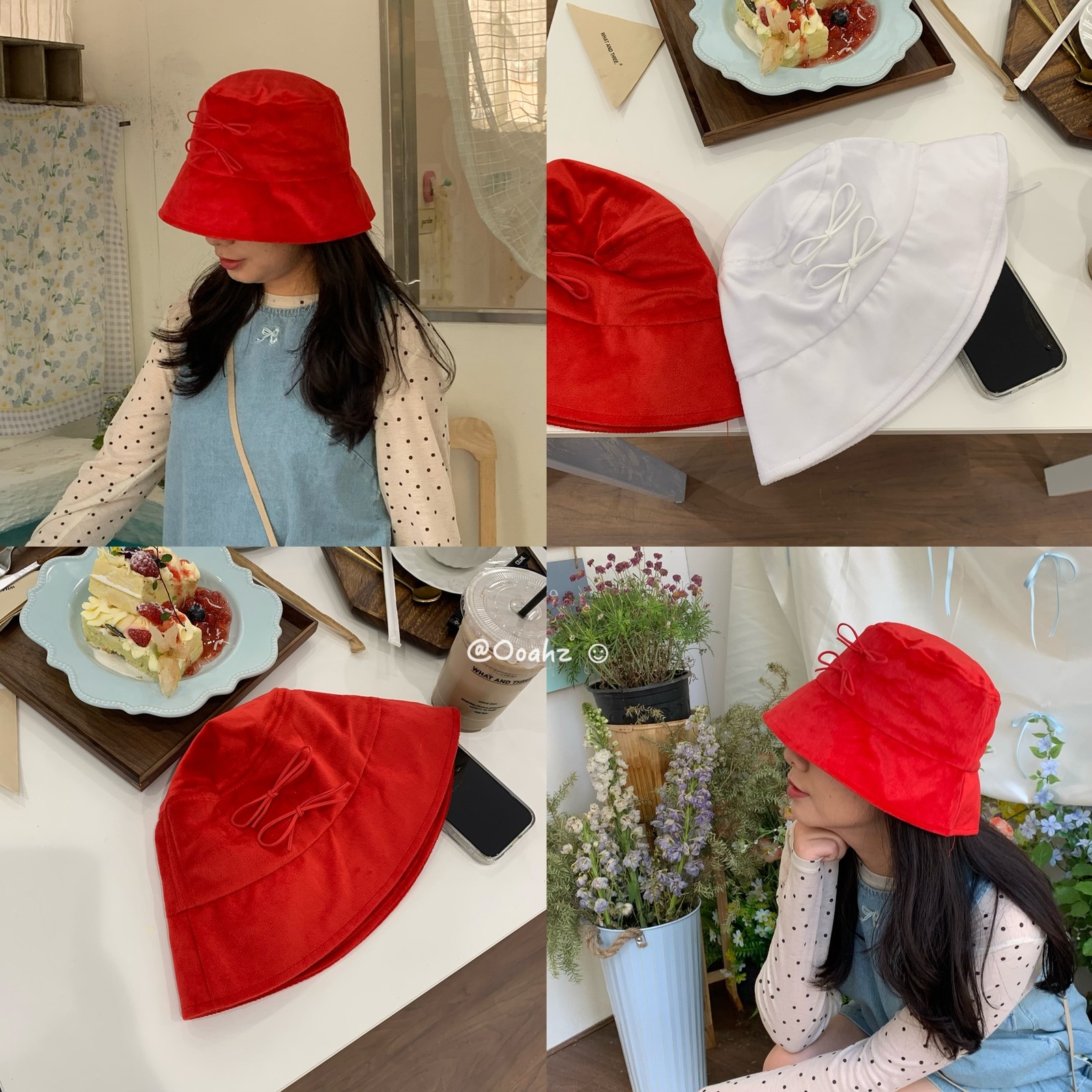 似水流年~小众复古丝绒天鹅绒蝴蝶结渔夫帽 韩女春夏盆帽遮阳帽子
