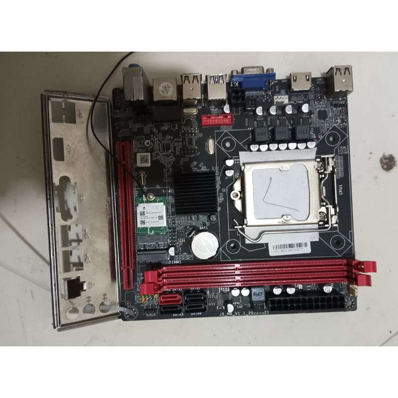 【议价】B75ITX主板 代挡板 功能正常 成色如图 需图片