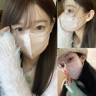 保税！cicibella口罩防晒防紫外线女一次性透气防风防寒冬 10枚装