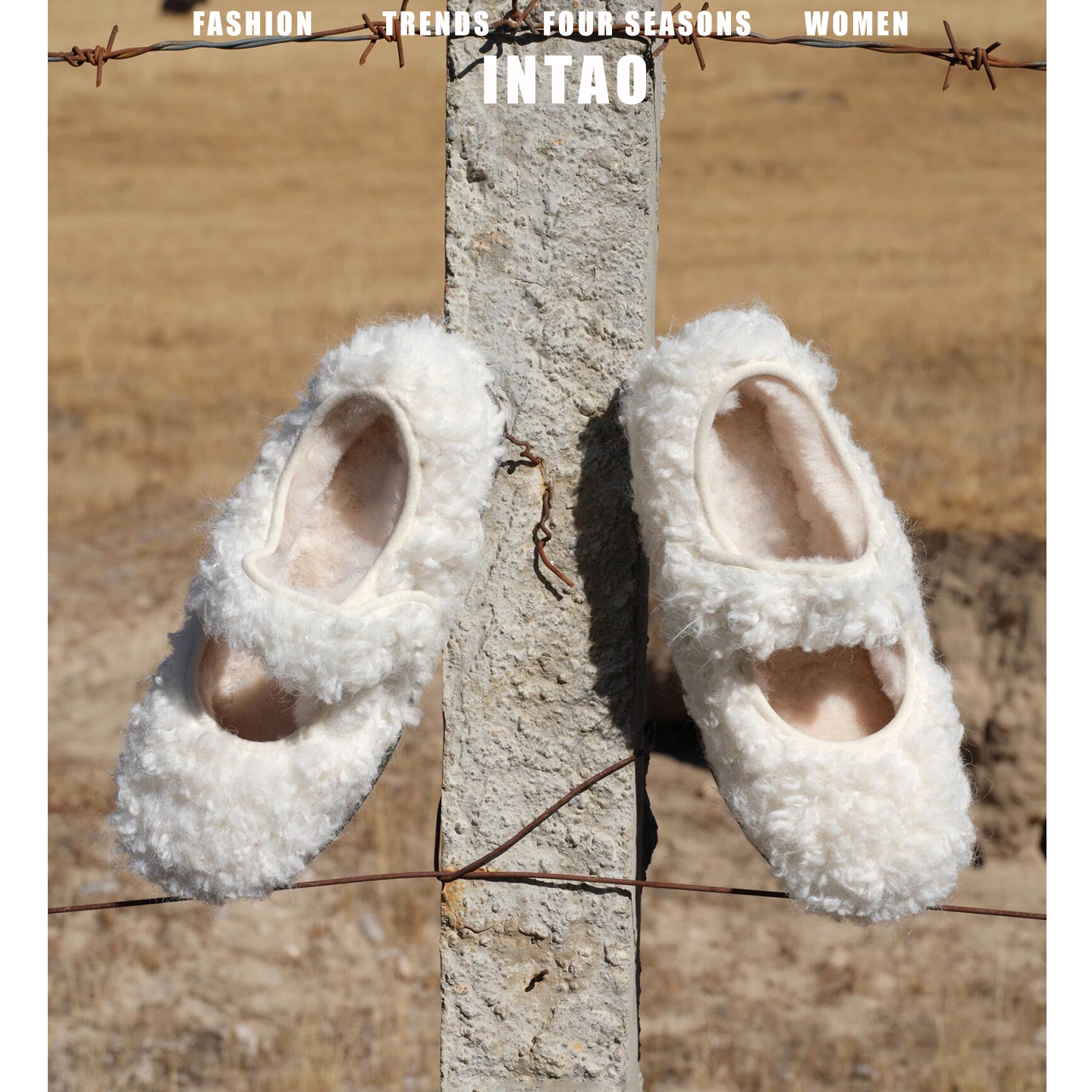 白色豆豆毛毛鞋女秋冬加绒棉鞋