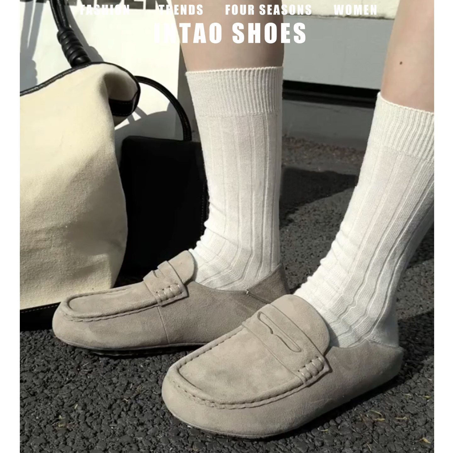 牛皮版~沙色内增高大码41到43勃肯鞋男女同款一脚蹬包头穆勒鞋子