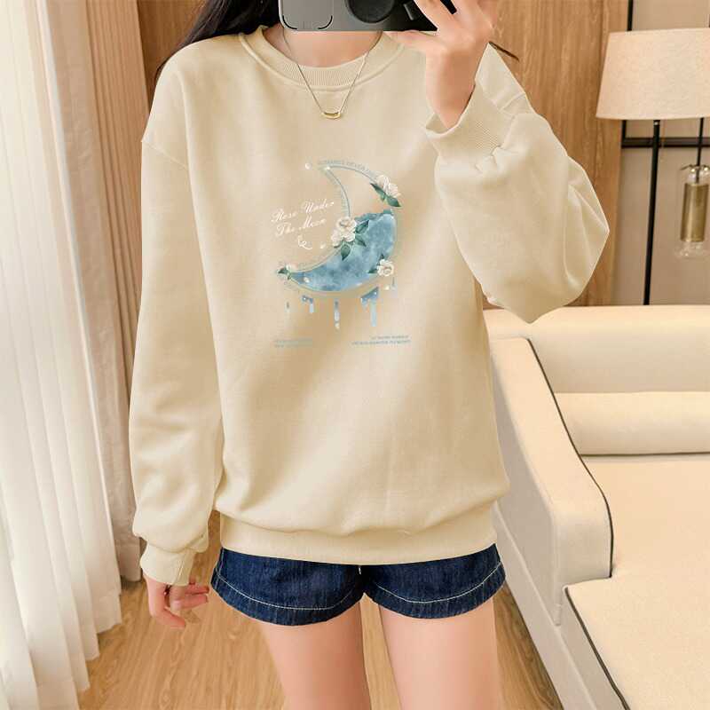 大牌正品纯棉休闲韩版简约卫衣女
