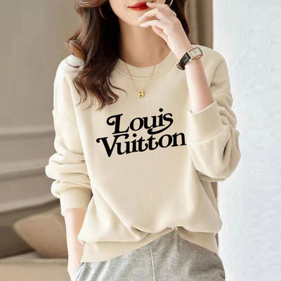 奢华大牌时尚宽松韩版纯棉卫衣女