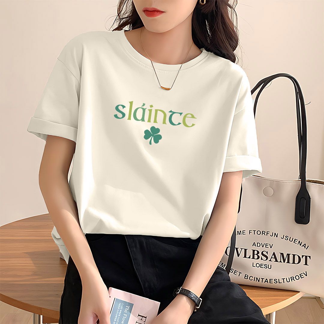 大牌正品纯棉宽松韩版休闲短袖女