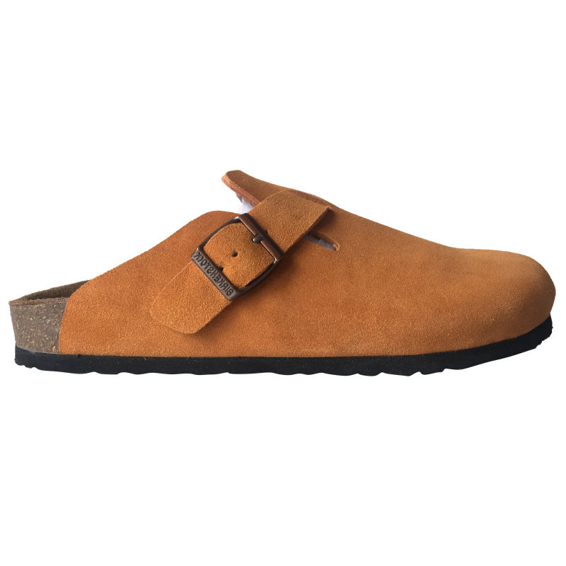 Bmxm Classic Toe-Toe Slippers Cow Suede Flats Fashion Couple Bo Chew Outer Wear Bean Bag Shoes