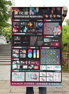 毕设展板海报挂轴艺术微喷打印