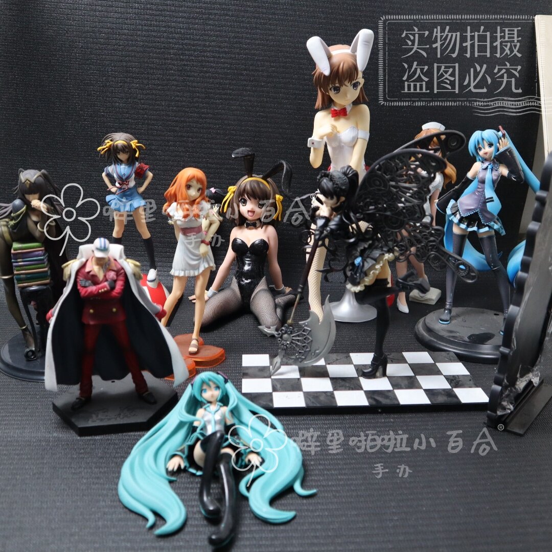 【正版】特价手办电磁炮初音未来海贼王 1 /4兔女郎 未闻花名现货