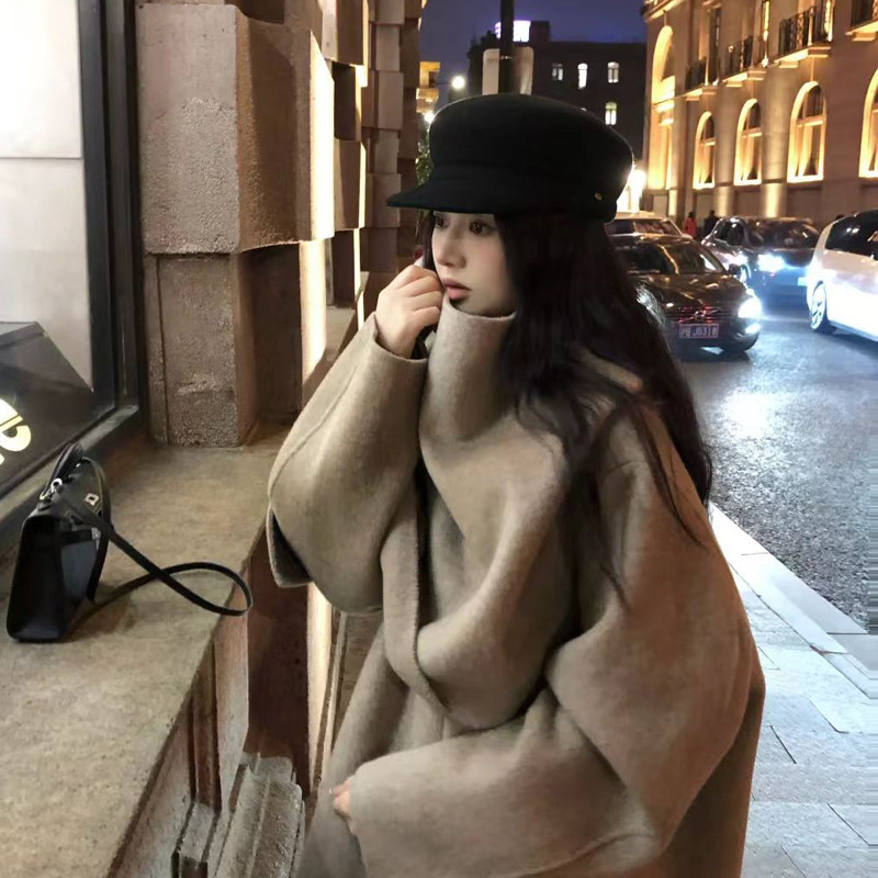 羊毛呢海军帽日系女秋冬