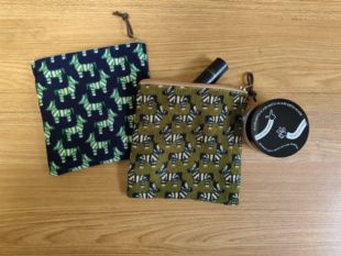 手作布艺小马图案拉链化妆包月事卫生巾收纳包袋（全店满30包邮）