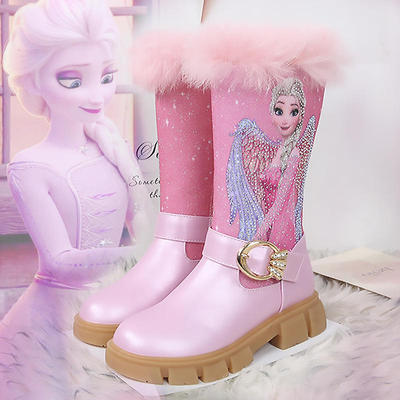 孩子爱穿！洋气小公主雪地棉靴