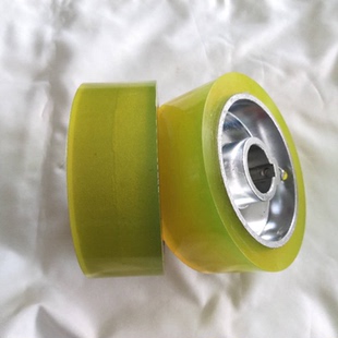 木工四面刨轮子多片锯木线机压料送料橡胶轮聚氨酯轮厂家直销正品