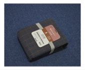 出口日本N家双人大被套日式 素雅格子被罩四季 家用单件195x245cm