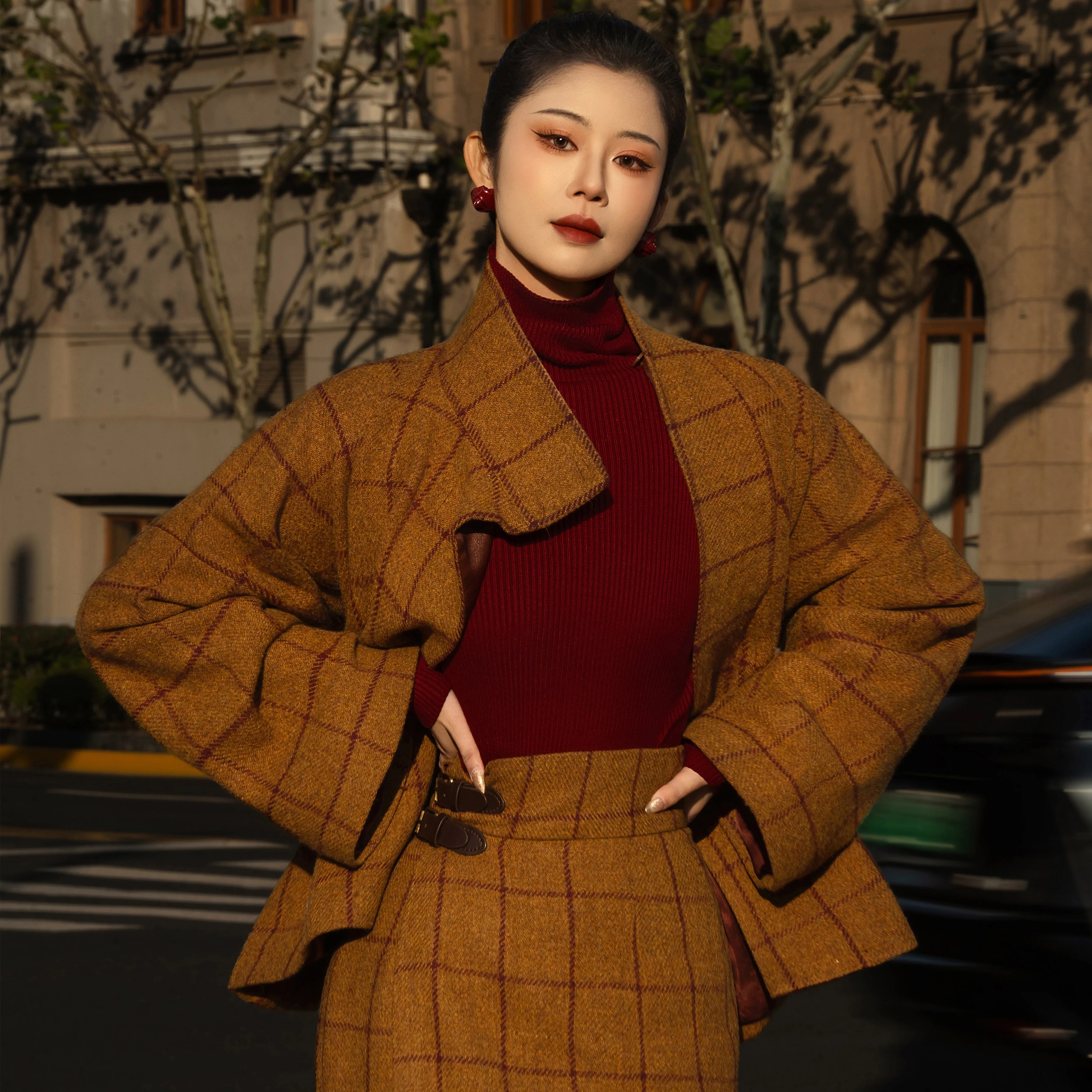 襦一坊改良汉服时尚通勤风