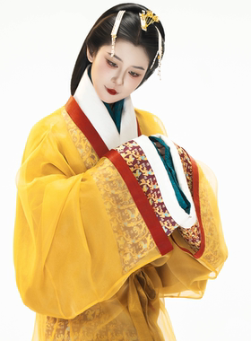 襦一坊马王堆复原曲裾袍汉服女款