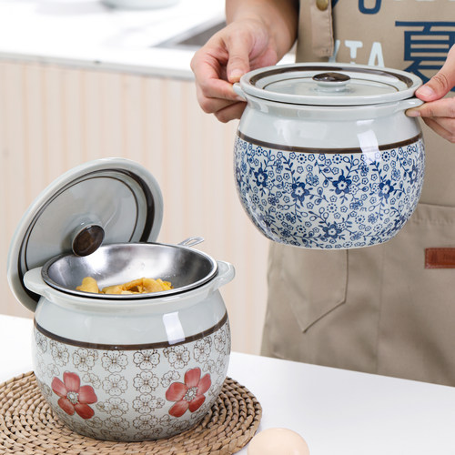 家用耐高温陶瓷无孔油罐厨房老式储油罐子猪油罐红油罐油泼辣子罐