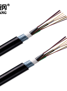 单模GYTA光缆铠装光纤线室外防水皮线尾缆PE护套连接线4芯光缆线纵包