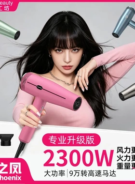 火之凤吹风机M3理发店发廊发型师家用负离子大功率高速电吹风
