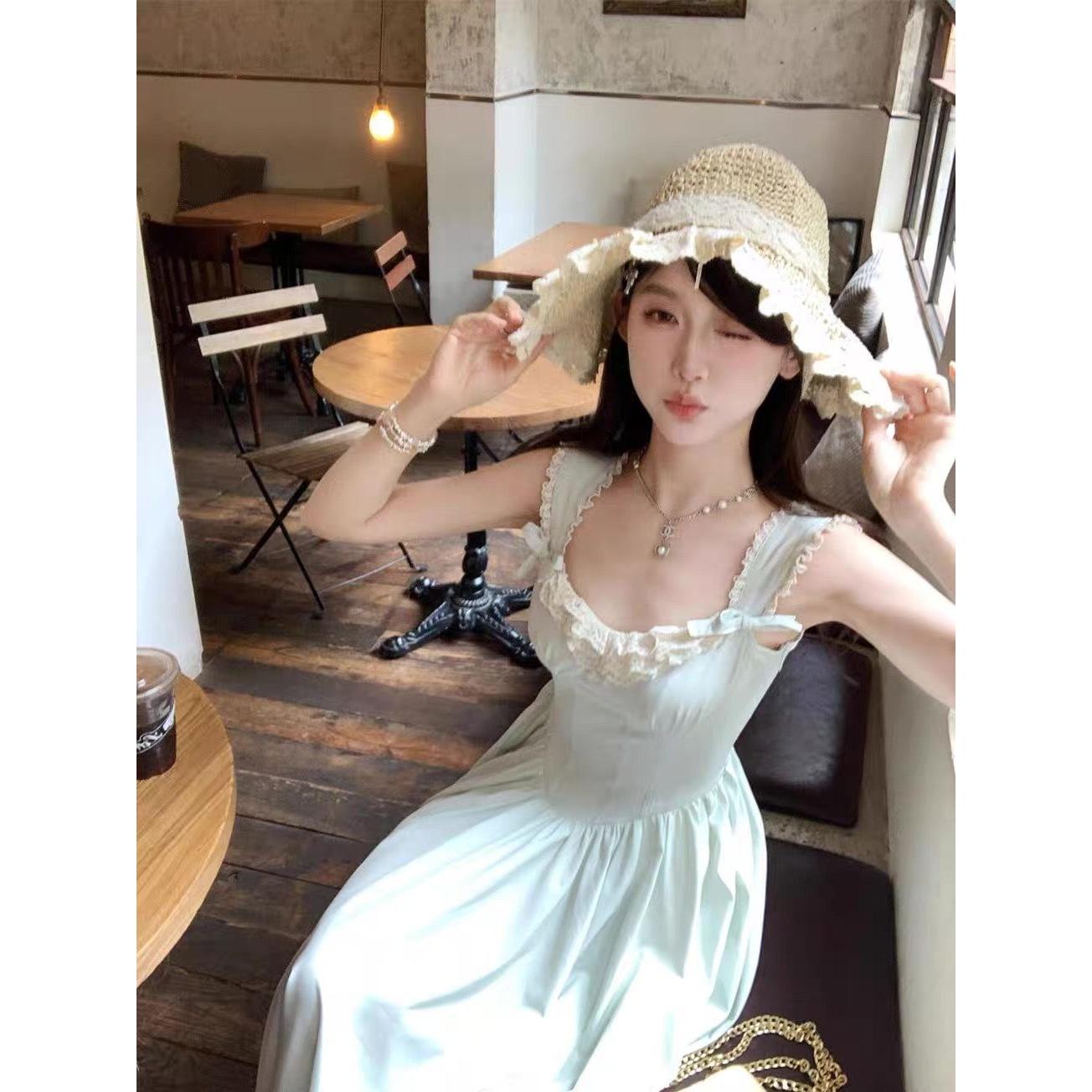绝美度假风连衣裙夏季小众