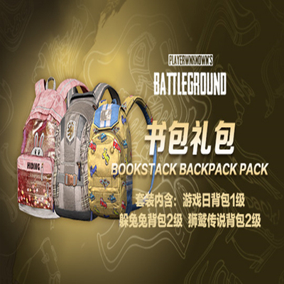 PUBG绝地求生吃鸡书包礼包背包皮肤CDK校园风1级2级2级背包端游