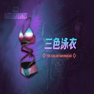 PUBG绝地求生吃鸡三色泳衣皮肤CDK兑换码夏日比基尼连体泳衣端游