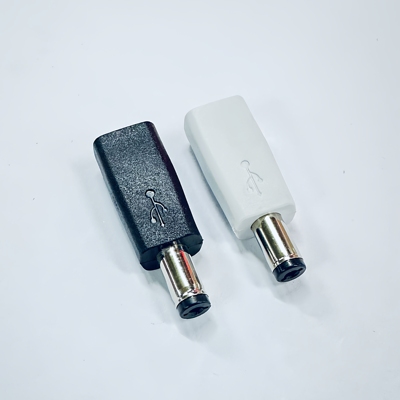 安卓转换头Micro usb母座转DC5.5*2.5MM音叉公V8转接头5521音叉5V