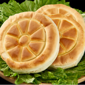 新品 宁夏特产白吉饼手工饼子夹馍100g现做新鲜北方面粉真空独