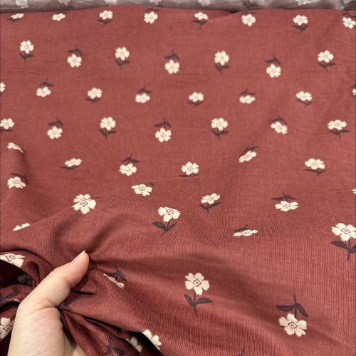 最后一份！高密灯芯绒复古小碎花3米做衬衫裙子包包