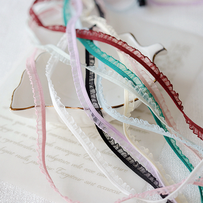 娃衣蕾丝花边辅料荷叶边松紧带