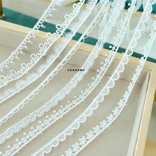 水溶丝线刺绣旗袍裙子日版 清新蕾丝娃衣裙边领边花边辅料制衣材料