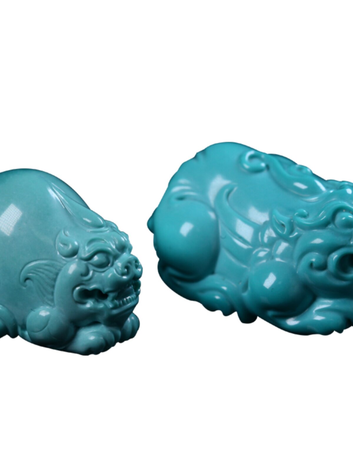 PINZHONG 청록색 라이브 방송 목걸이 펜던트 천연 원시 미네랄 안전 버클 펜던트 PIXIU GUANYIN 조각 핸드 피스