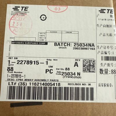泰科连接器1-2278915-1原装现货
