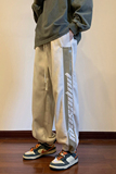 2022年冬装新品港风撞色长裤宽松加绒加厚学生休闲裤K1002J-P68男，男装休闲裤，电商C213(原B265)