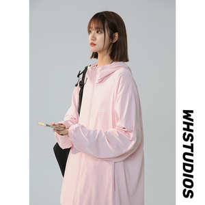 山系冰丝透气防晒衣女夏季胖mm大码宽松户外轻薄upf50+防晒服外套,女装防晒衣,电商C213(原B265)