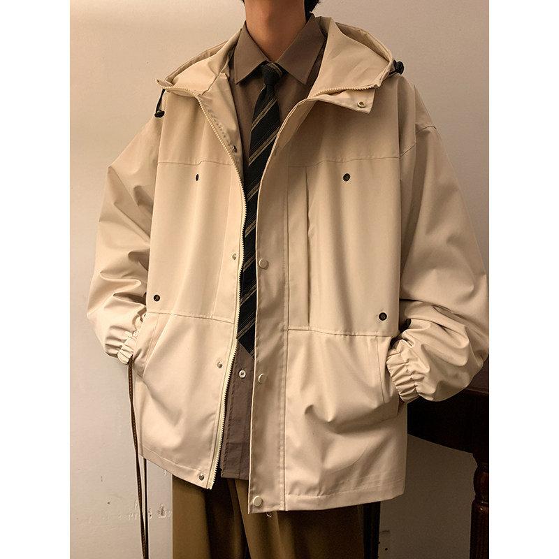 2023年春装新款港风大码工装外套日系宽松情侣夹克男23010-P78,男装夹克,电商C213(原B265)