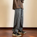 2022年冬装新品港风撞色长裤宽松加绒加厚学生休闲裤K1002J-P68男，男装休闲裤，电商C213(原B265)
