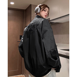 秋季棒球服外套女春季新款美式复古设计小众宽松夹克上衣7813-P88，男装夹克，电商C213(原B265)