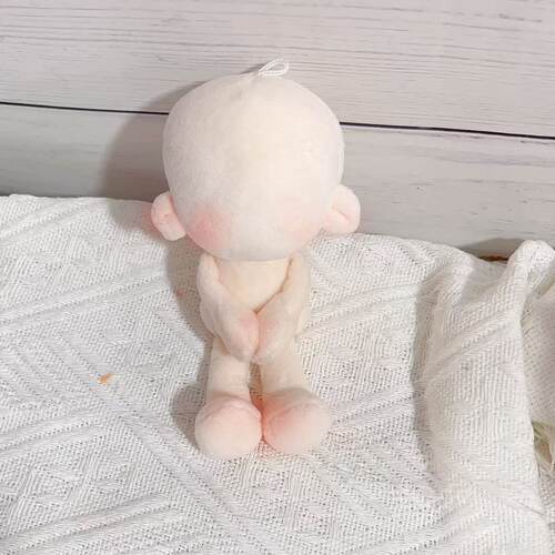 现货15cm捶体素体棉花娃娃换头换体手工diy练手无脸美术系