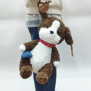 正版复古雪纳瑞玩偶睡觉抱枕毛绒玩具马尔泰小狗公仔儿童生日礼物