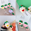 airpods smart cover airpods2 Headphone sets Summer love Cactus ins three-dimensional Silicone shell