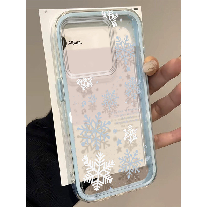 撞色二合一透明软胶保护