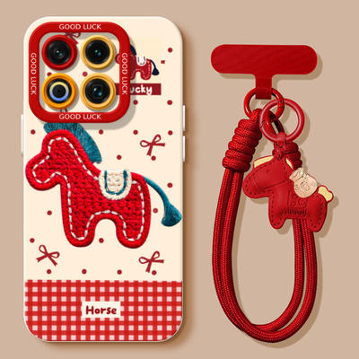 刺绣小马适用魅族22手机壳魅族note16pro硅胶魅族20女meizu防摔note16pro保护套马年魅族21高级2026新年新款