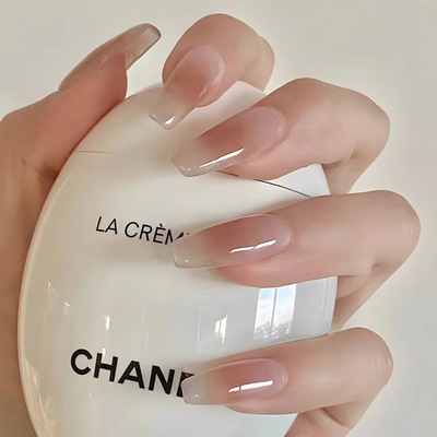 长款穿戴甲纯欲腮红美甲贴片成品