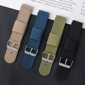 适配卡西欧尼龙表带小方块手表AE 1200WH表链W 218H透气配件18mm