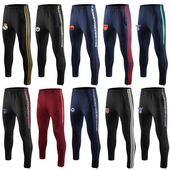 中国阿根廷秋冬男加绒球裤 法国足球运动拉链收腿裤 AC皇马训练长裤