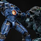 复仇流浪者玩具环太平洋危险机甲模型黑曜石可动电镀合金摆件手办