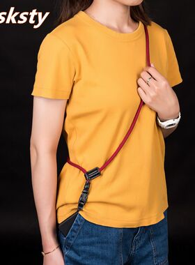 Tusksty原创斜跨手机挂脖绳可调节快拆加长手机壳挂绳纯色颈带