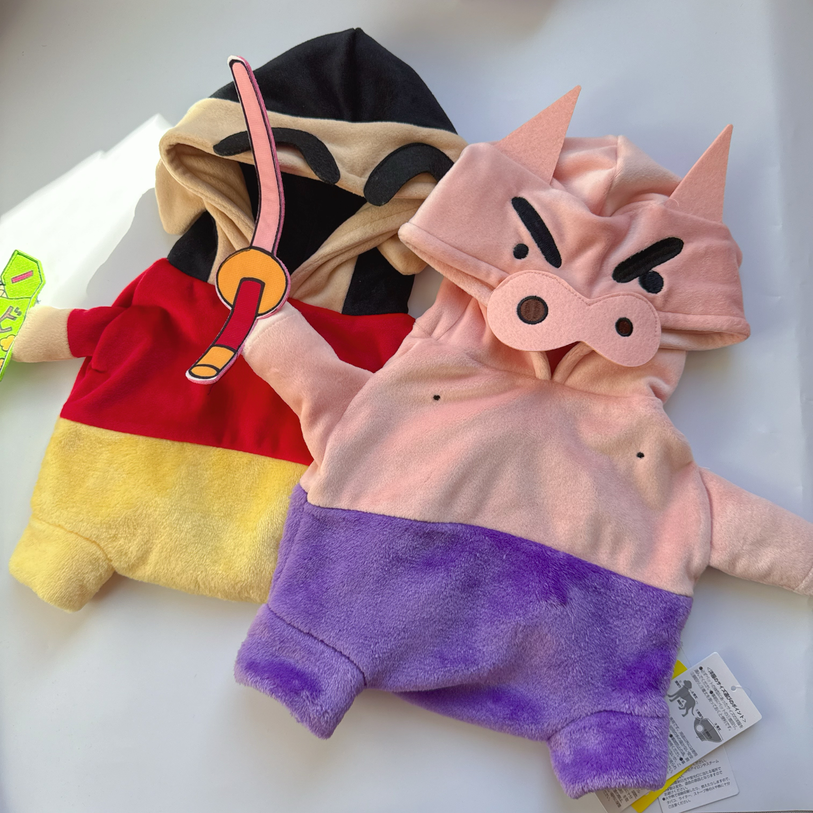 日单蜡笔小新左卫门搞怪宠物衣服头套小狗狗中小型犬恶搞变装